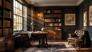 Modern Dark Academia Interior Design: Transform Your Space Into a Timeless Scholar’s Retreat